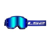LS2 Charger Iridium Lens Goggles. MX/Motocross/Ski/Snow. BLUE