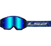 LS2 Charger Pro Motocross Goggles, blue for Men