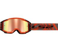 LS2 Charger Pro Motocross Goggles, orange for Men