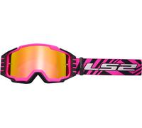 LS2 Charger Pro Motocross Goggles, pink for Men