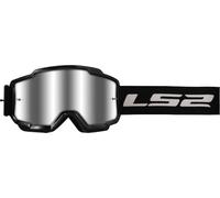 LS2 Charger Silver Lens Goggles. MX/Motocross/Ski/Snow. BLACK