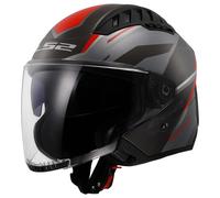 LS2 Copter II OF600 Jet Motorcycle Helmet Diston Glossy Grey