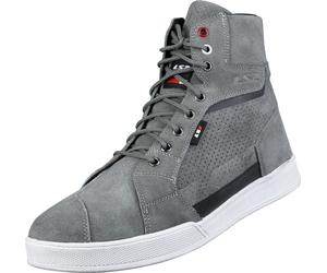 LS2 Downtown perforated Motocycle Shoes, grey, size 46 for Men