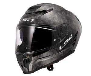 LS2 Dragon Motoribke Motorcycle Helmet - Forged Carbon