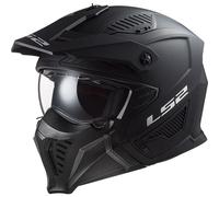LS2 Drifter OF606 Matt Black Motorcycle Motorbike Helmet