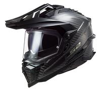 LS2 MX701 Explorer Carbon Solid, adventure helmet XL Black