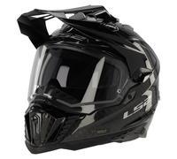 LS2 Explorer Carbon ECE 22.06 Motorbike Motorcycle Adventure Helmet Gloss Black