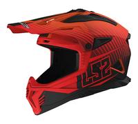 LS2 MX708 Fast II MX Helmet Duck Hi-Vis Orange/Red Matt3XL Duck Hi-Vis Orange,Red Matt