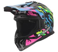 Ls2 Mx708 Fast Ii Grotesk Ece 22.06 Off-road Helmet Black 2XL