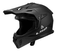 LS2 Fast II Solid Motocross Off Road Motorcycle Motorbike Helmet - Matt Black
