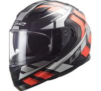 LS2 FF320 Stream Evo Loop Helmet, black-orange, size XS for Men