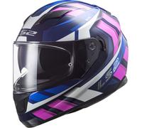 LS2 FF320 Stream Evo Loop Helmet, pink-blue, size L for Men