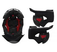 LS2 FF327 Challenger HPFC Lining & Cheek Pads, black-red, size S