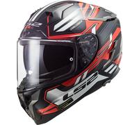 LS2 FF327 CHALLENGER SPIN full face helmet black-red-white XXL