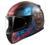LS2 FF353 Ece22.06 RAPID II FULL FACE MOTORCYCLE HELMET SKULL ZOMBIE ZOMBIES