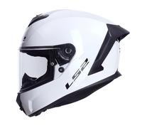 LS2 FF820 RAPID III Full Face Motorcycle Helmet - SOLID GLOSS WHITE - L (59-60cm)