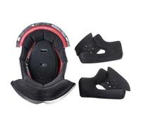 LS2 FF353 Rapid Inner Lining & Cheek Pads, black-red, size S