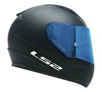 LS2 FF353 MATT BLACK FULL FACE MOTORCYCLE CRASH HELMET WITH COLOURED VISORS