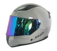 LS2 FF353 RAPID Full Face Motorcycle Helmet Motorbike Racing Sports Crash Helmet Nardo Grey with FREE Dark Visor (M)