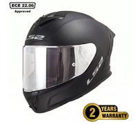 LS2 FF353 RAPID FULL FACE MOTORBIKE CRASH HELMET MATT BLACK DARK VISOR NEW MODEL