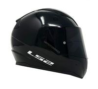 LS2 FF353 RAPID FULL FACE MOTORCYCLE HELMET GLOSS BLACK + PURPLE IRIDIUM VISOR