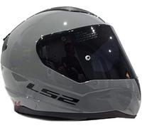 LS2 FF353 RAPID Full Face Motorcycle Helmet Motorbike Racing Sports Crash Helmet Nardo Grey with FREE Dark Visor (XS)