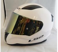 LS2 Motorcycle Helmets-Rapid, White, Size L