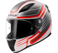 LS2 FF353 Rapid II Circuit Helmet, black-white-red, size 3XL for Men