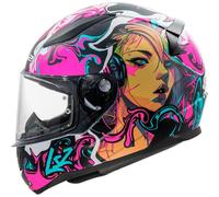 LS2 FF353 RAPID II CYBERG Integralhelm matt purple-cyan 3XL