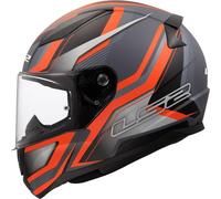 LS2 FF353 RAPID II FLITZ Integralhelm matt orange-grau M