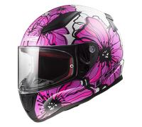 Ls2 Ff353 Rapid Ii Poppies Full Face Helmet Pink M unisex