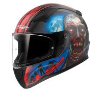 LS2 FF353 Rapid II Full Face Helmet Zombie Zombie Black/RedM Zombie Black,Red