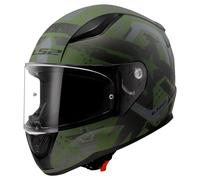 LS2 Motorcycle Helmet. Rapid II Full Face Crash Helmet. ECE 22.06 Homologation. Thunderbirds Matt Military Green. XS