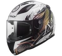 LS2 FF353 Rapid II Boho Helmet, black-white-pink, size M