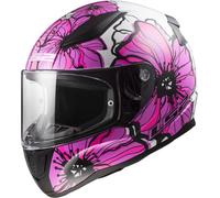 LS2 FF353 Rapid II Full Face Helmet Poppies Poppies PinkM Poppies Pink
