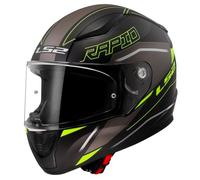 LS2 FF353 RAPID II ROKKU M.BLACK H-V YELLOW (XS)