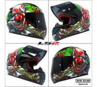 LS2 FF353 Happy Dreams Rapid II ECE 22.06 Full Face Motorcycle Helmet
