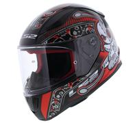 LS2 FF353 Rapid Mini Voodoo Gloss Black Red
