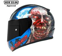 LS2 FF353 ZOMBIE ECE22.06 RAPID II FULL FACE MOTORCYCLE CRASH HELMET COLOR VISOR