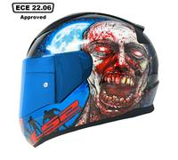 LS2 FF353 ZOMBIE ECE22.06 RAPID II FULL FACE MOTORCYCLE CRASH HELMET COLOR VISOR