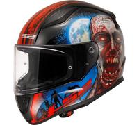 LS2 FF353 Rapid II Zombie Helmet, black-red-blue, size 2XL