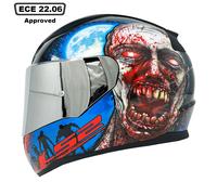 LS2 FF353 ZOMBIE RAPID II FULL FACE ECE22.06 MOTORCYCLE CRASH HELMET COLOR VISOR
