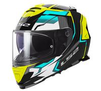LS2 FF800 Storm II Tracker Helmet, black-yellow, size 2XL