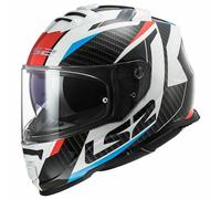 LS2 FF800 STORM - Full Face Motorcycle Helmet - RACER BLUE RED WHITE BLACK - M (57-58cm)