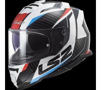 LS2 FF800 STORM - Full Face Motorcycle Helmet - RACER BLUE RED WHITE BLACK - XS (53-54cm)