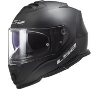 LS2 FF800 STORM II Dual Visor Full Face Motorcycle Helmet. SOLID MATT BLACK (XL) 61-62cm