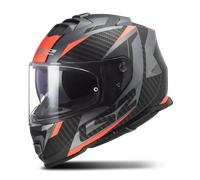 LS2 FF800 Storm II Full Face Helmet Racer Matt Titanium/OrangeXL Matt Titanium,Orange