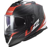 LS2 FF800 Storm II Nerve Helmet, black-red, size XL for Men