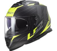 LS2 FF800 Storm II Nerve Helmet, black-yellow, size 3XL for Men