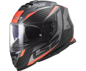 LS2 FF800 STORM II RACER Integralhelm matt titanium-orange S